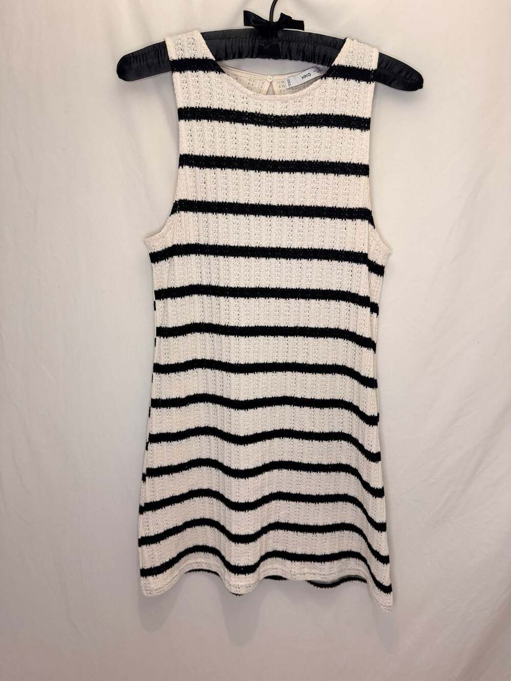 MNG‎ Sleeveless Striped Knit Dress Size XL